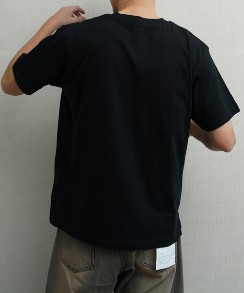 ZIP FIVE(ジップファイブ)の「高密度編み USAコットン 100% 天竺ポケット付き半袖無地プレーンTシャツ &ボーダーTシャツ(Tシャツ/カットソー・メンズ・ホワイト系/ブラック/グレー系/ブルー/グレー/オフホワイト/ブラック系/イエロー/レッド/ブラウン/ホワイト系1・X-LARGE/LARGE/MEDIUM)」の17枚目の写真