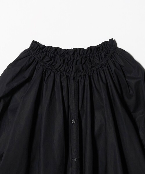 A DAY IN THE LIFE UNITED ARROWS(アデイインザライフユナイテッドアローズ)の「コットン ギャザーネック 2WAY シャツブラウス <A DAY IN THE LIFE>(シャツ/ブラウス・レディース・オフホワイト/ブラック・FREE)」の13枚目の写真