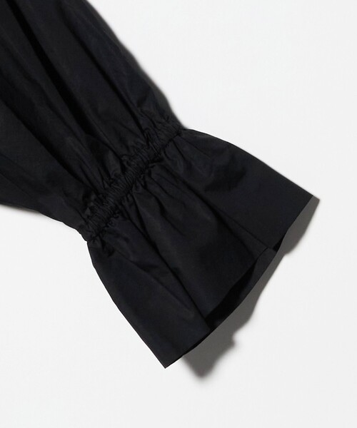 A DAY IN THE LIFE UNITED ARROWS(アデイインザライフユナイテッドアローズ)の「コットン ギャザーネック 2WAY シャツブラウス <A DAY IN THE LIFE>(シャツ/ブラウス・レディース・オフホワイト/ブラック・FREE)」の14枚目の写真