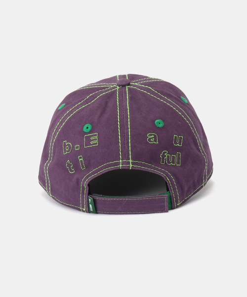 b.Eautiful/ビューティフル】Vapor 6 Panel Hat（WASHED PURPL
