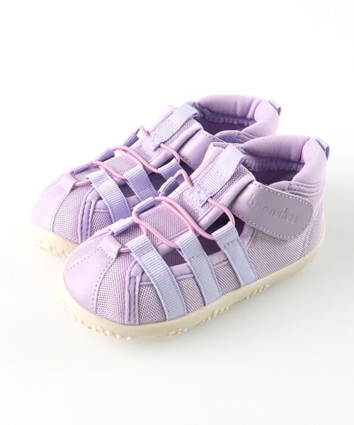 BRANSHES(ブランシェス)の「水抜きソールサンダル(サンダル・キッズ・ブラック/ピンク/ライトグレー/アイボリー/ラベンダー・18.0cm/20.0cm/17.0cm/14.0cm/16.0cm/15.0cm/21.0cm/19.0cm)」の4枚目の写真