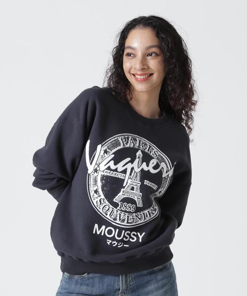 VAQUERA(バケラ)の「VAQUERA×MOUSSY/ヴァケラ×マウジー/VQ OVERSIZED SWEATSHIRT(スウェット・レディース・ブラック/グレー・S/M)」の2枚目の写真