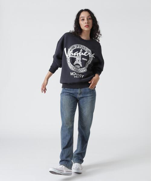 VAQUERA(バケラ)の「VAQUERA×MOUSSY/ヴァケラ×マウジー/VQ OVERSIZED SWEATSHIRT(スウェット・レディース・ブラック/グレー・S/M)」の3枚目の写真
