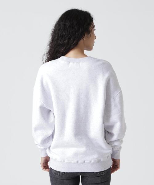 VAQUERA(バケラ)の「VAQUERA×MOUSSY/ヴァケラ×マウジー/VQ OVERSIZED SWEATSHIRT(スウェット・レディース・ブラック/グレー・S/M)」の8枚目の写真