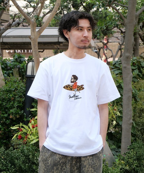 MELLOW（メロー）の「Mr.MARVIE TEE（Tシャツ/カットソー・メンズ・レッド/ホワイト/ブラック/ブルー・L/M）」の2枚目の写真