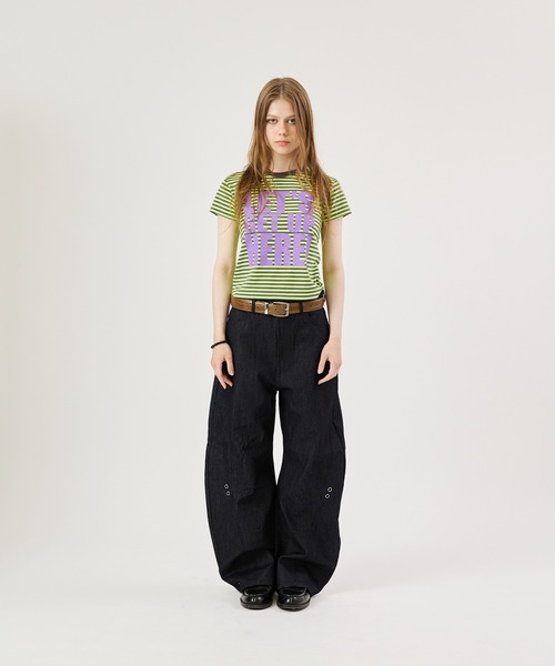 FTW(エフティダブリュー)の「ASSORT EYELET PANTS(その他パンツ・レディース・インディゴブルー/オフホワイト/ブラック・MEDIUM/LARGE/SMALL)」の18枚目の写真