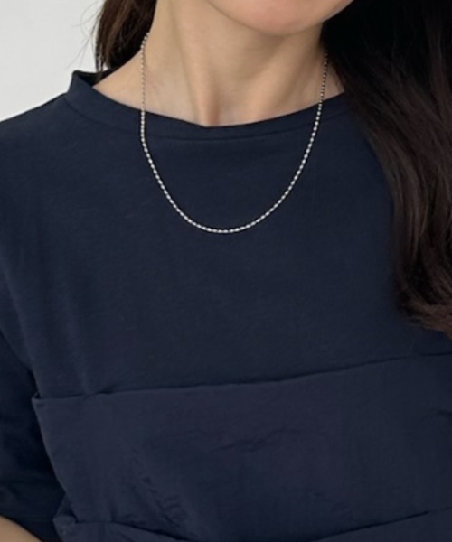 umune(ウムネ)の「Tシャツ 半袖 ビスチェ風 レイヤード風 ドッキング ギャザー シャーリング 切替 体型カバー デザインTシャツ トップス 夏(Tシャツ/カットソー・レディース・ブラウン/ネイビー/チャコールグレー・FREE)」の16枚目の写真
