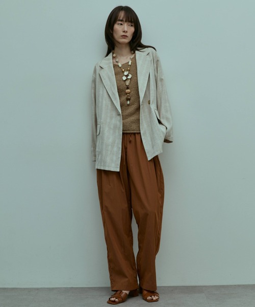 flaeu(フラユ)の「Light Nylon Easy Pants(その他パンツ・レディース・ブラック/ミント/サンドベージュ/テラコッタ・FREE)」の7枚目の写真