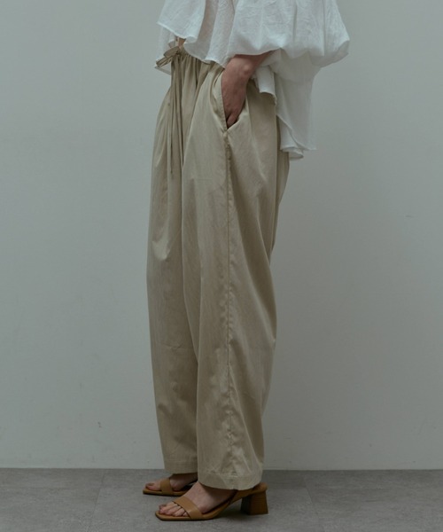 flaeu(フラユ)の「Light Nylon Easy Pants(その他パンツ・レディース・ブラック/ミント/サンドベージュ/テラコッタ・FREE)」の10枚目の写真