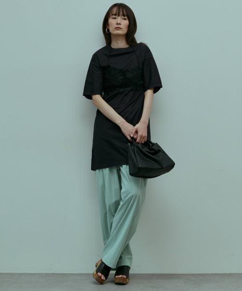 flaeu(フラユ)の「Light Nylon Easy Pants(その他パンツ・レディース・ブラック/ミント/サンドベージュ/テラコッタ・FREE)」の19枚目の写真