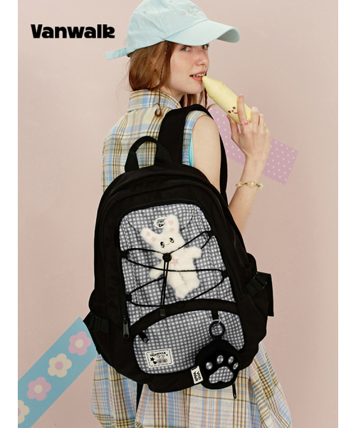 VANWALK（バンウォーク）の「ボニー バックパック [ブラック]（バックパック/リュック・レディース・ブラック・FREE）」の2枚目の写真