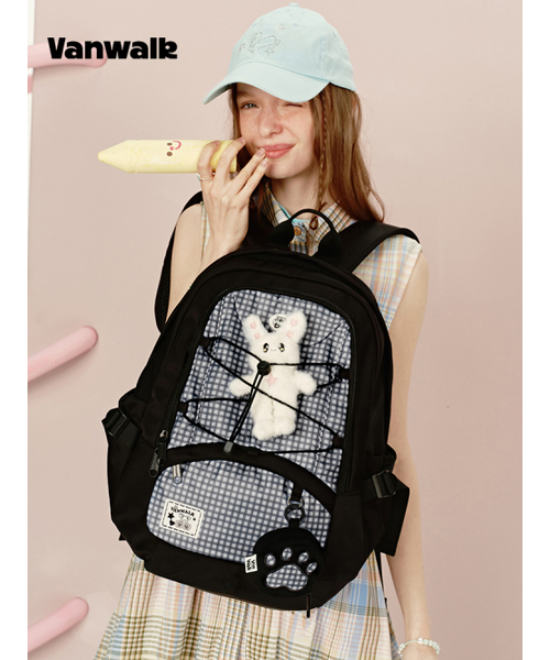 VANWALK（バンウォーク）の「ボニー バックパック [ブラック]（バックパック/リュック・レディース・ブラック・FREE）」の3枚目の写真