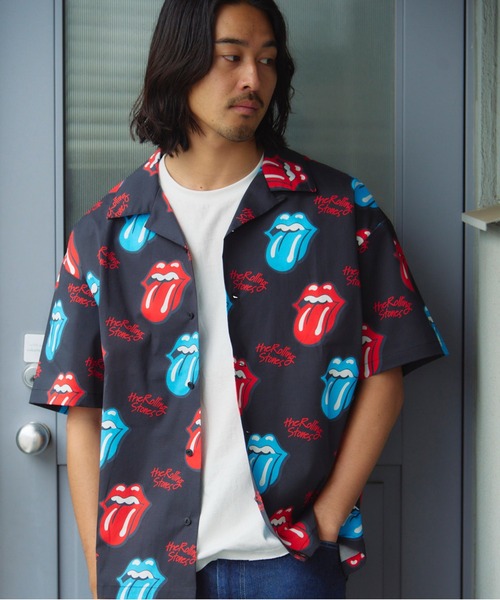 JACKROSE(ジャックローズ)の「B-TRS-総柄・リップス&タン SSシャツ(シャツ/ブラウス・メンズ・ホワイト/ブラック・L/M)」の18枚目の写真