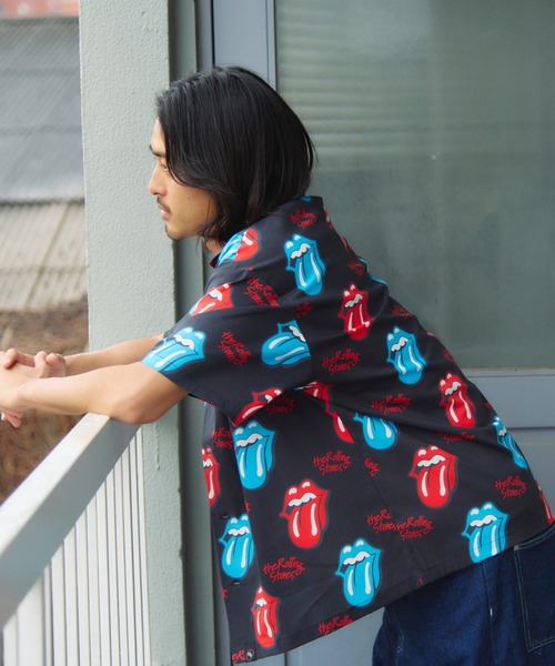 JACKROSE(ジャックローズ)の「B-TRS-総柄・リップス&タン SSシャツ(シャツ/ブラウス・メンズ・ホワイト/ブラック・L/M)」の21枚目の写真