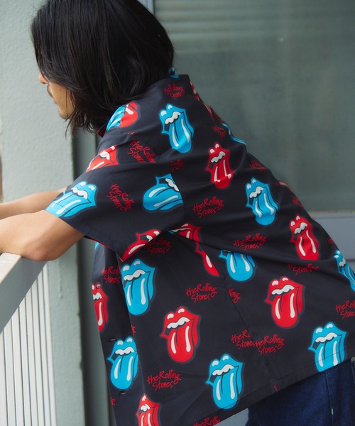 JACKROSE(ジャックローズ)の「B-TRS-総柄・リップス&タン SSシャツ(シャツ/ブラウス・メンズ・ホワイト/ブラック・L/M)」の22枚目の写真