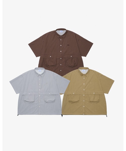 KEBOZ（ケボズ）の「CHECK BALL SHIRT（シャツ/ブラウス・メンズ・ブラウン/マスタード/ベージュ・M/S/XL/L）」の21枚目の写真