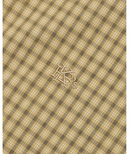 KEBOZ（ケボズ）の「CHECK BALL SHIRT（シャツ/ブラウス・メンズ・ブラウン/マスタード/ベージュ・M/S/XL/L）」の8枚目の写真