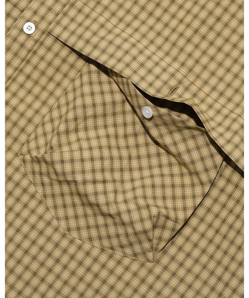 KEBOZ（ケボズ）の「CHECK BALL SHIRT（シャツ/ブラウス・メンズ・ブラウン/マスタード/ベージュ・M/S/XL/L）」の10枚目の写真