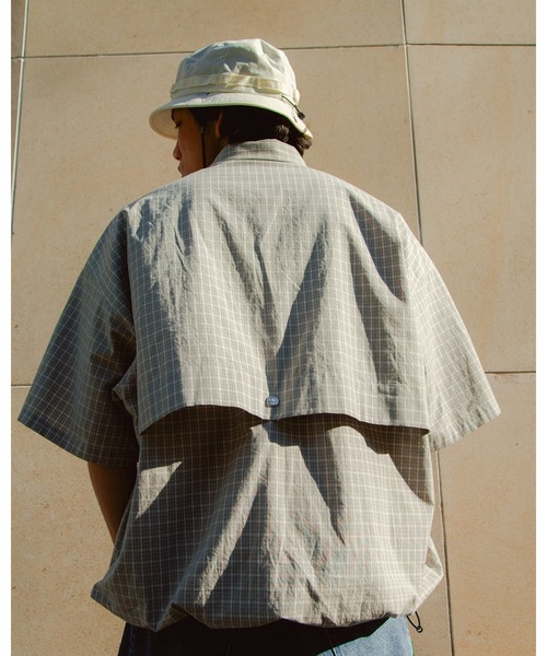 KEBOZ（ケボズ）の「CHECK BALL SHIRT（シャツ/ブラウス・メンズ・ブラウン/マスタード/ベージュ・M/S/XL/L）」の18枚目の写真