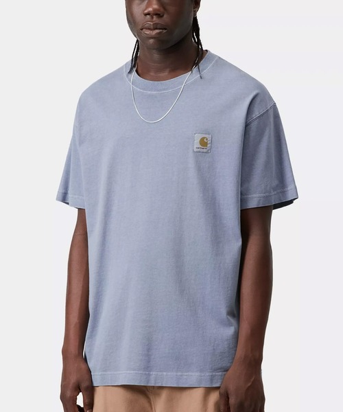 Carhartt(カーハート)の「Carhartt WIP/カーハートダブリューアイピー 半袖 Tシャツ ショートスリーブネルソンTシャツ S/S Nelson T-Shirt I029949(Tシャツ/カットソー・メンズ・ブルー/グレー系その他/ブラック/グリーン系その他・S/M/L/XL)」の4枚目の写真