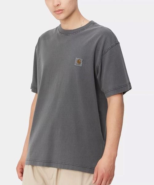 Carhartt(カーハート)の「Carhartt WIP/カーハートダブリューアイピー 半袖 Tシャツ ショートスリーブネルソンTシャツ S/S Nelson T-Shirt I029949(Tシャツ/カットソー・メンズ・ブルー/グレー系その他/ブラック/グリーン系その他・S/M/L/XL)」の2枚目の写真