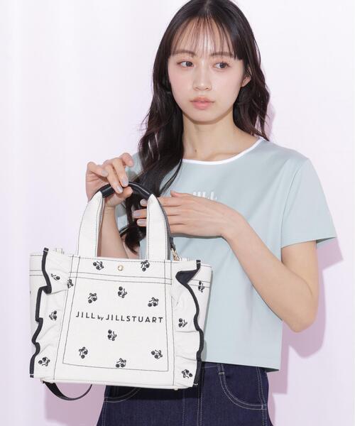 JILL by JILL STUART(ジルバイジルスチュアート)の「【再入荷】<Cherryシリーズ>フリルトートバッグ(トートバッグ・レディース・ブラック/レッド・FREE)」の20枚目の写真