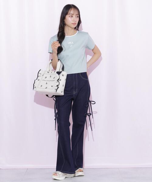 JILL by JILL STUART(ジルバイジルスチュアート)の「【再入荷】<Cherryシリーズ>フリルトートバッグ(トートバッグ・レディース・ブラック/レッド・FREE)」の22枚目の写真