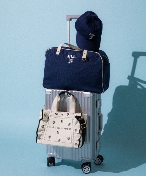 JILL by JILL STUART(ジルバイジルスチュアート)の「【再入荷】<Cherryシリーズ>フリルトートバッグ(トートバッグ・レディース・ブラック/レッド・FREE)」の3枚目の写真