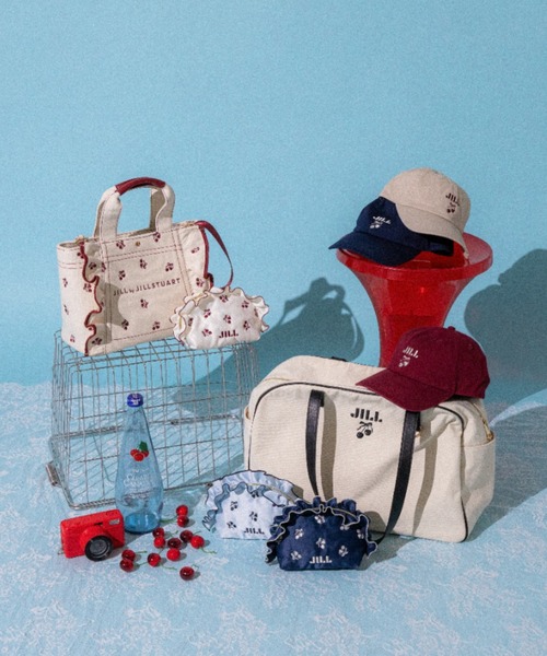 JILL by JILL STUART(ジルバイジルスチュアート)の「【再入荷】<Cherryシリーズ>フリルトートバッグ(トートバッグ・レディース・ブラック/レッド・FREE)」の6枚目の写真