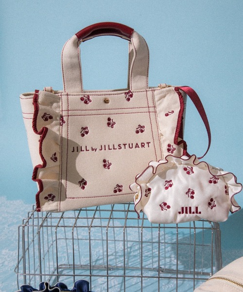 JILL by JILL STUART(ジルバイジルスチュアート)の「【再入荷】<Cherryシリーズ>フリルトートバッグ(トートバッグ・レディース・ブラック/レッド・FREE)」の15枚目の写真