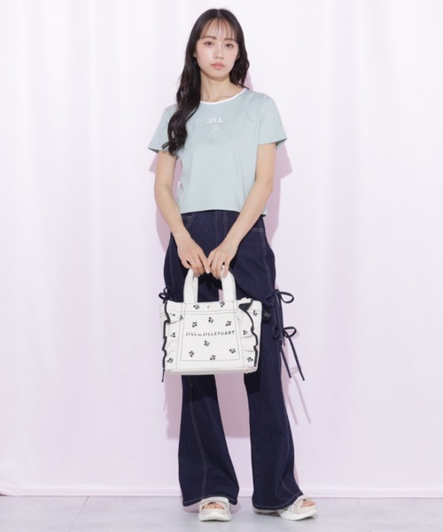JILL by JILL STUART(ジルバイジルスチュアート)の「【再入荷】<Cherryシリーズ>フリルトートバッグ(トートバッグ・レディース・ブラック/レッド・FREE)」の10枚目の写真