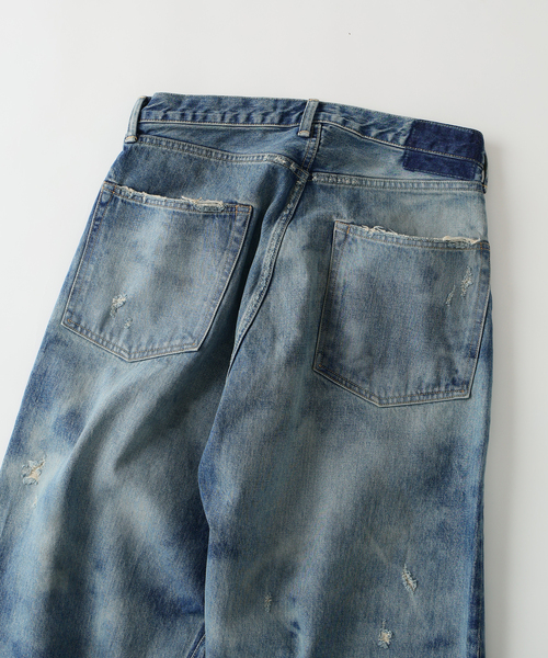 JOURNAL STANDARD J.S HOMESTEAD(ジャーナルスタンダードホームステッド)の「J.S.Homestead / エイジング デニム ワイド ネバダ(デニムパンツ・メンズ・コバルトブルー・MEDIUM/LARGE/SMALL)」の10枚目の写真
