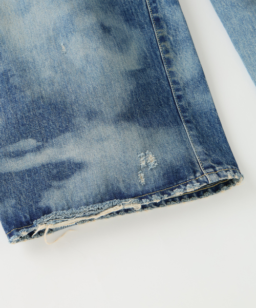 JOURNAL STANDARD J.S HOMESTEAD(ジャーナルスタンダードホームステッド)の「J.S.Homestead / エイジング デニム ワイド ネバダ(デニムパンツ・メンズ・コバルトブルー・MEDIUM/LARGE/SMALL)」の12枚目の写真
