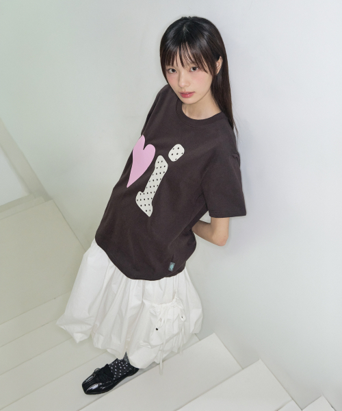 Video Jockey（ビデオジョッキー）の「ビビTシャツ [ディープブラウン]（Tシャツ/カットソー・レディース・ダークブラウン・X-SMALL/MEDIUM/SMALL）」の13枚目の写真