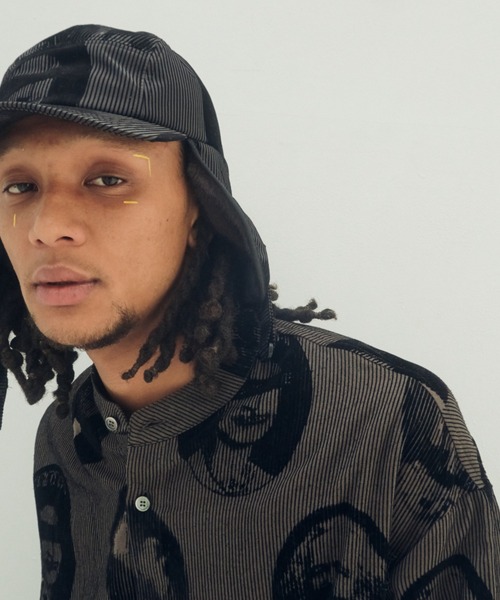 STOF（ストフ）の「STOF/ストフ/Anarchy/Flocky Dress Shirts（シャツ/ブラウス・メンズ・ブラック/ピンク・M/S）」の2枚目の写真