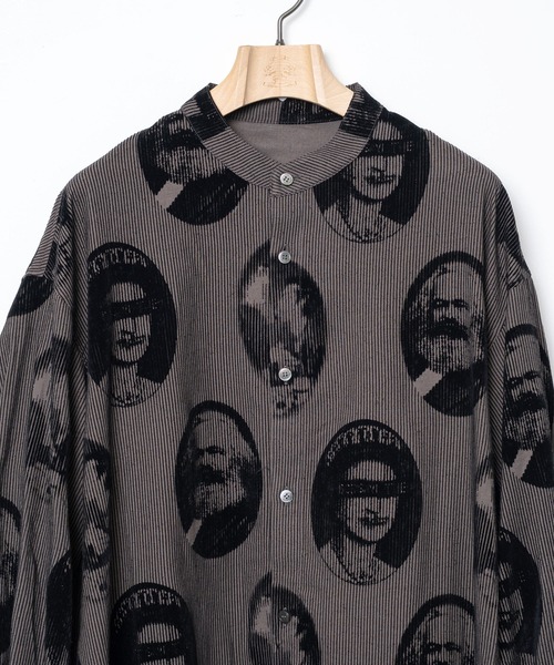 STOF（ストフ）の「STOF/ストフ/Anarchy/Flocky Dress Shirts（シャツ/ブラウス・メンズ・ブラック/ピンク・M/S）」の7枚目の写真