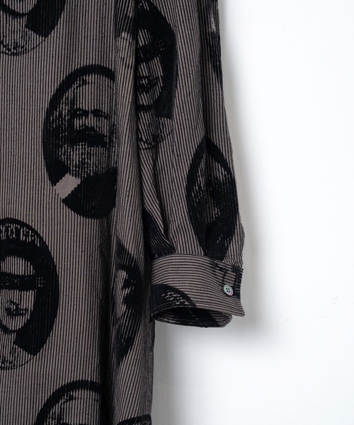 STOF（ストフ）の「STOF/ストフ/Anarchy/Flocky Dress Shirts（シャツ/ブラウス・メンズ・ブラック/ピンク・M/S）」の8枚目の写真