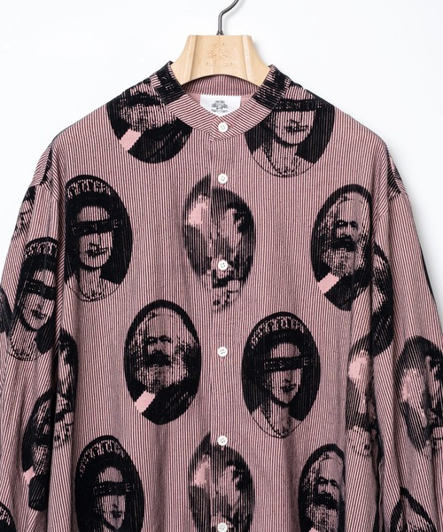STOF（ストフ）の「STOF/ストフ/Anarchy/Flocky Dress Shirts（シャツ/ブラウス・メンズ・ブラック/ピンク・M/S）」の14枚目の写真