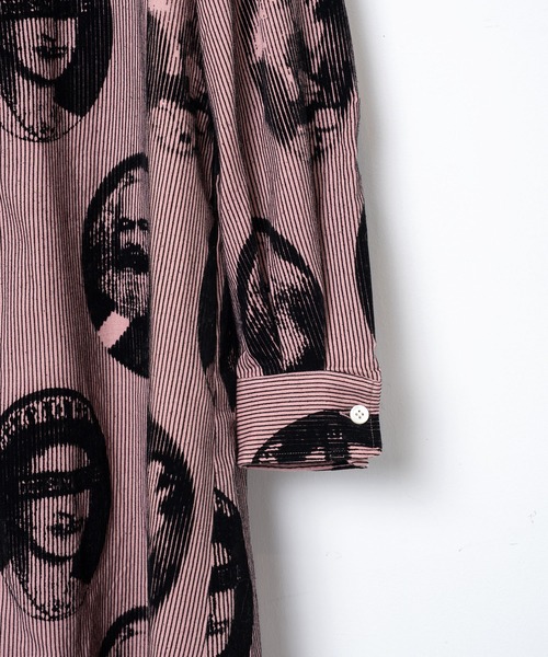 STOF（ストフ）の「STOF/ストフ/Anarchy/Flocky Dress Shirts（シャツ/ブラウス・メンズ・ブラック/ピンク・M/S）」の15枚目の写真