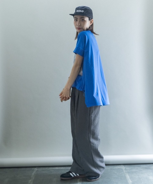 lodie(ロディ)の「シルバーPt オーバーシルエットT(Tシャツ/カットソー・レディース・ブラック/ブルー/オフホワイト/モカ・FREE)」の12枚目の写真