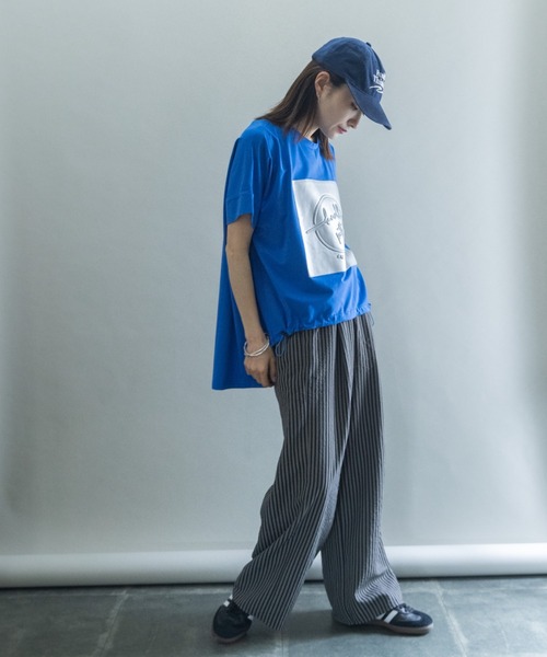 lodie(ロディ)の「シルバーPt オーバーシルエットT(Tシャツ/カットソー・レディース・ブラック/ブルー/オフホワイト/モカ・FREE)」の17枚目の写真