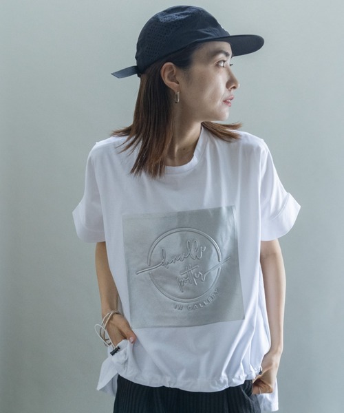 lodie(ロディ)の「シルバーPt オーバーシルエットT(Tシャツ/カットソー・レディース・ブラック/ブルー/オフホワイト/モカ・FREE)」の18枚目の写真