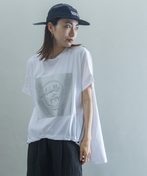 lodie(ロディ)の「シルバーPt オーバーシルエットT(Tシャツ/カットソー・レディース・ブラック/ブルー/オフホワイト/モカ・FREE)」の20枚目の写真