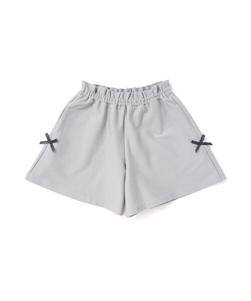 BeBe(ベベ)の「デニムニットストレッチキュロットパンツ(100~150cm)(デニムパンツ・キッズ・グレー/ネイビー・120cm/130cm/150cm/140cm/110cm)」の2枚目の写真