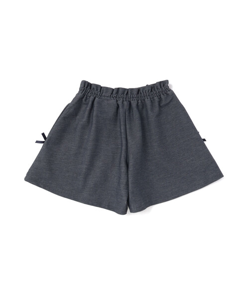 BeBe(ベベ)の「デニムニットストレッチキュロットパンツ(100~150cm)(デニムパンツ・キッズ・グレー/ネイビー・120cm/130cm/150cm/140cm/110cm)」の5枚目の写真