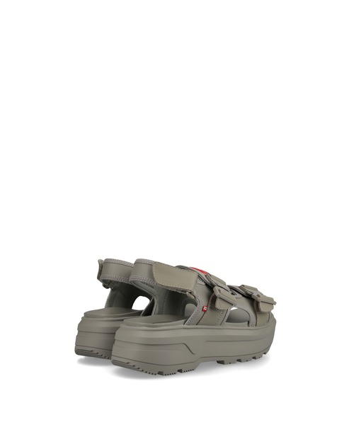 ELLEgirl(エルガール)の「HUNTER U CITY REBEL NEO&LEATHER(サンダル・レディース・グレー/ブラック・24.0cm/23.0cm)」の9枚目の写真