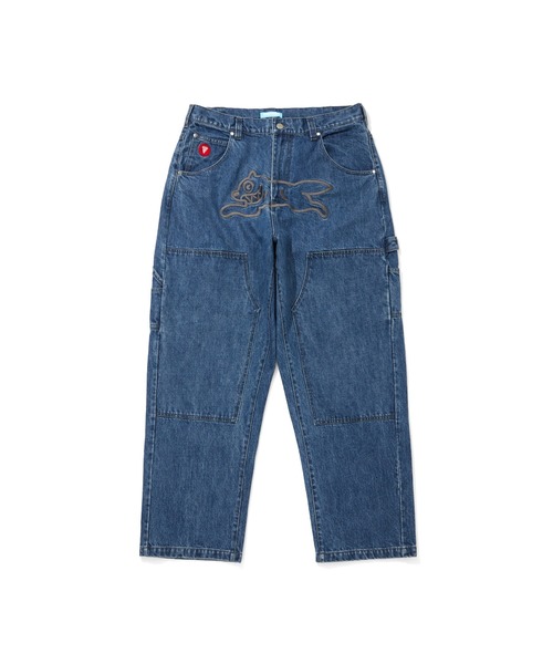 ICECREAM(アイスクリーム)の「BUGGY DENIM PANTS(デニムパンツ・メンズ・ブラウン/ブルー/ライトブルー・LARGE/X-LARGE)」の3枚目の写真