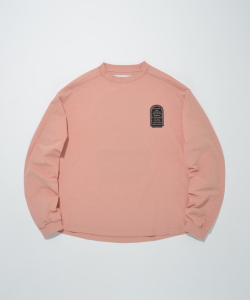 SUPERTHANKS（スーパーサンクス）の「【吸水速乾・接触冷感・抗菌防臭】バックプリントロングTシャツ[arch] Functional L/S T-shirt（Tシャツ/カットソー・メンズ・ピンク/ホワイト/ブラック/グレー・L/M/S）」の21枚目の写真