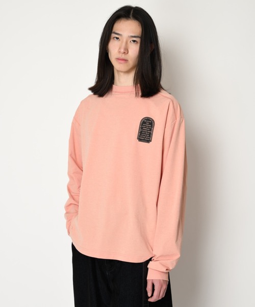 SUPERTHANKS（スーパーサンクス）の「【吸水速乾・接触冷感・抗菌防臭】バックプリントロングTシャツ[arch] Functional L/S T-shirt（Tシャツ/カットソー・メンズ・ピンク/ホワイト/ブラック/グレー・L/M/S）」の15枚目の写真