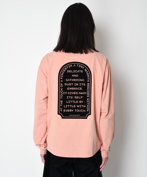 SUPERTHANKS（スーパーサンクス）の「【吸水速乾・接触冷感・抗菌防臭】バックプリントロングTシャツ[arch] Functional L/S T-shirt（Tシャツ/カットソー・メンズ・ピンク/ホワイト/ブラック/グレー・L/M/S）」の14枚目の写真